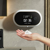 W2 Wall-mounted USB Charging  Automatic Foam Soap Dispenser With Time Temperature Display